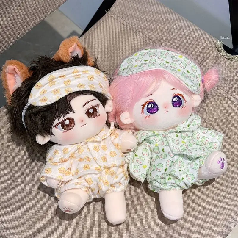 20cm cotton doll clothes, autumn and winter cotton doll pajamas, crawling clothes, clothes without attributes 2