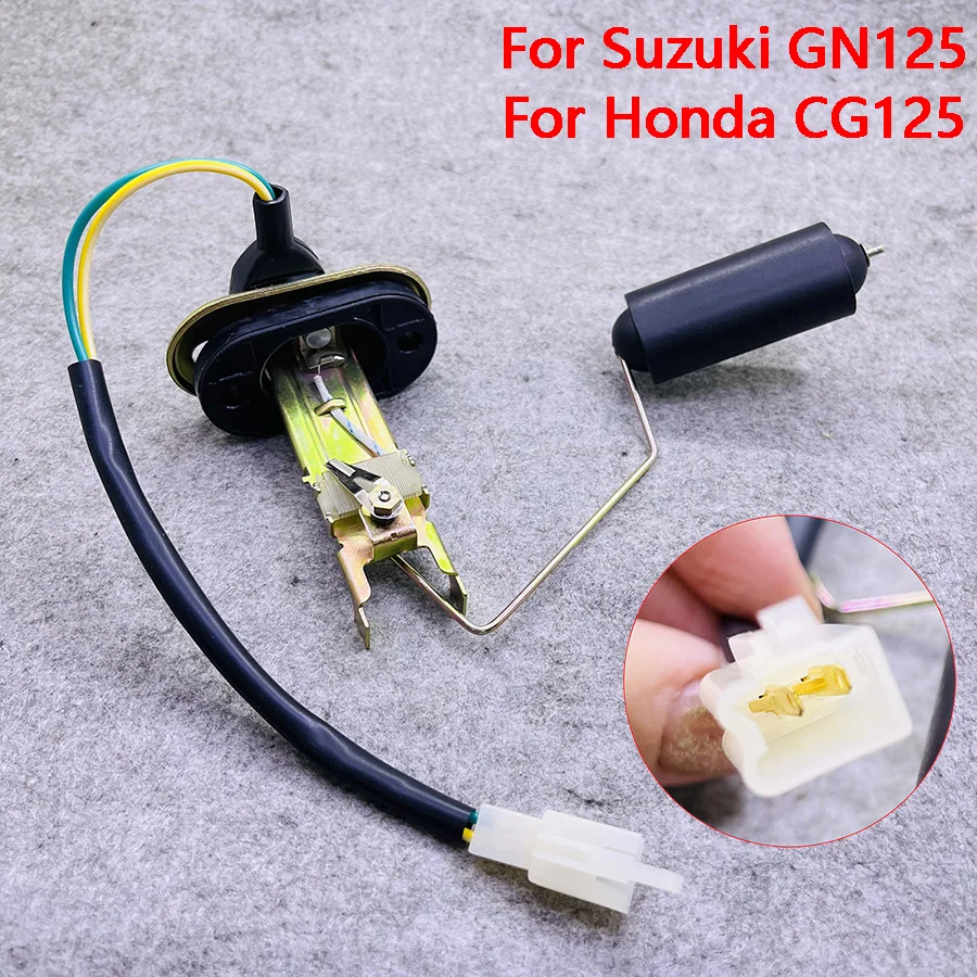 For Honda CG125 Suzuki GN125 Motorcycle Oil Float Fuel Tank Gauge Alloy