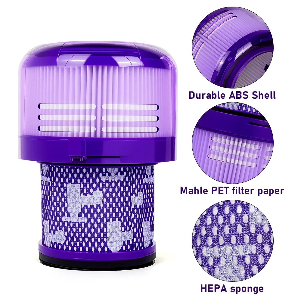Description Picture 4 of itemHEPA Filter Replacement For Dyson V10 Slim / SV18 Cordless Robot Vacuum Cleaner Accessories Spare Part Washable Filter