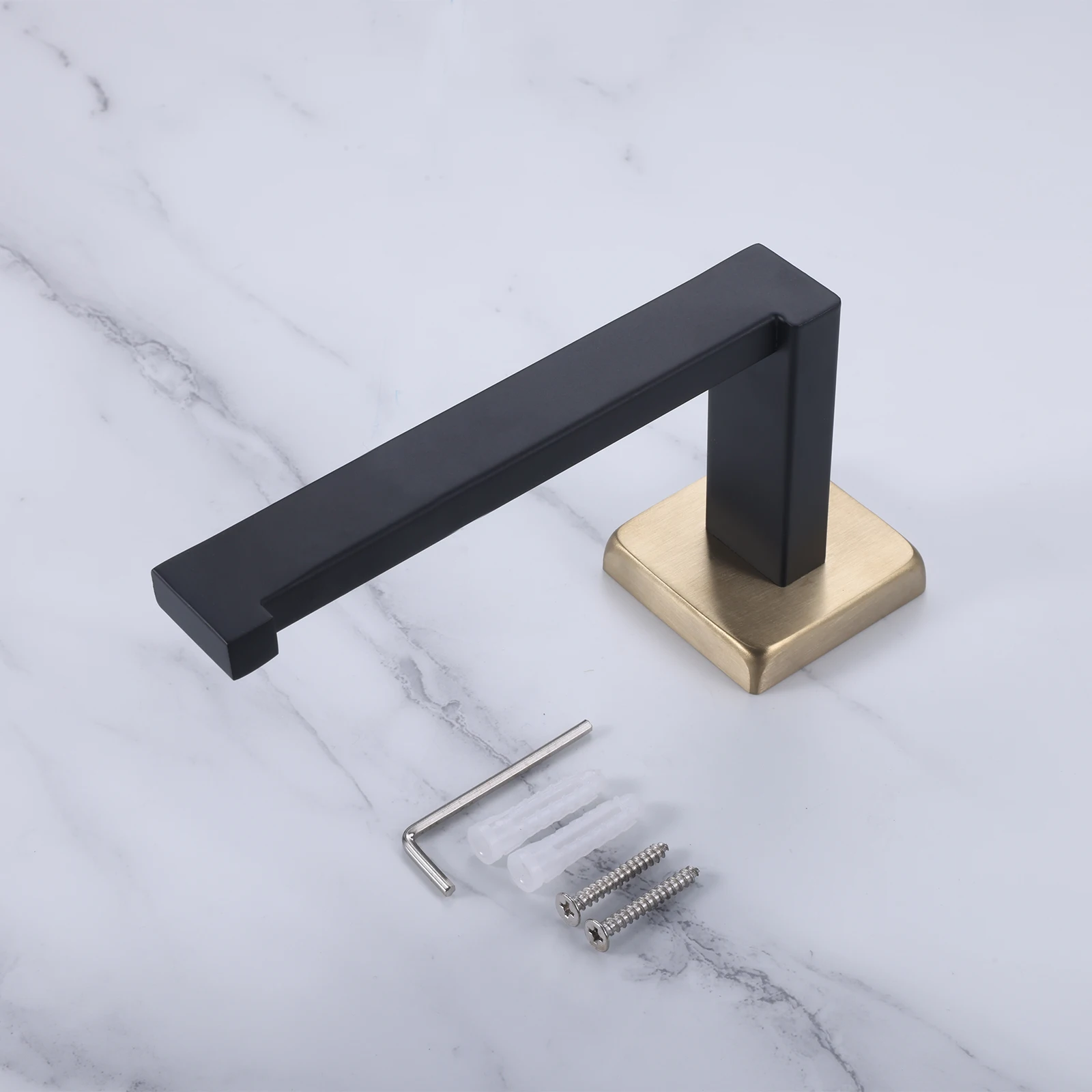 Description Picture 5 of item1pc Toilet Roll Paper Holder Tissue Rack Hook Bathroom Kitchen Hardware Organizer Wall Mounted Stainless Steel Towel Bar Hanger