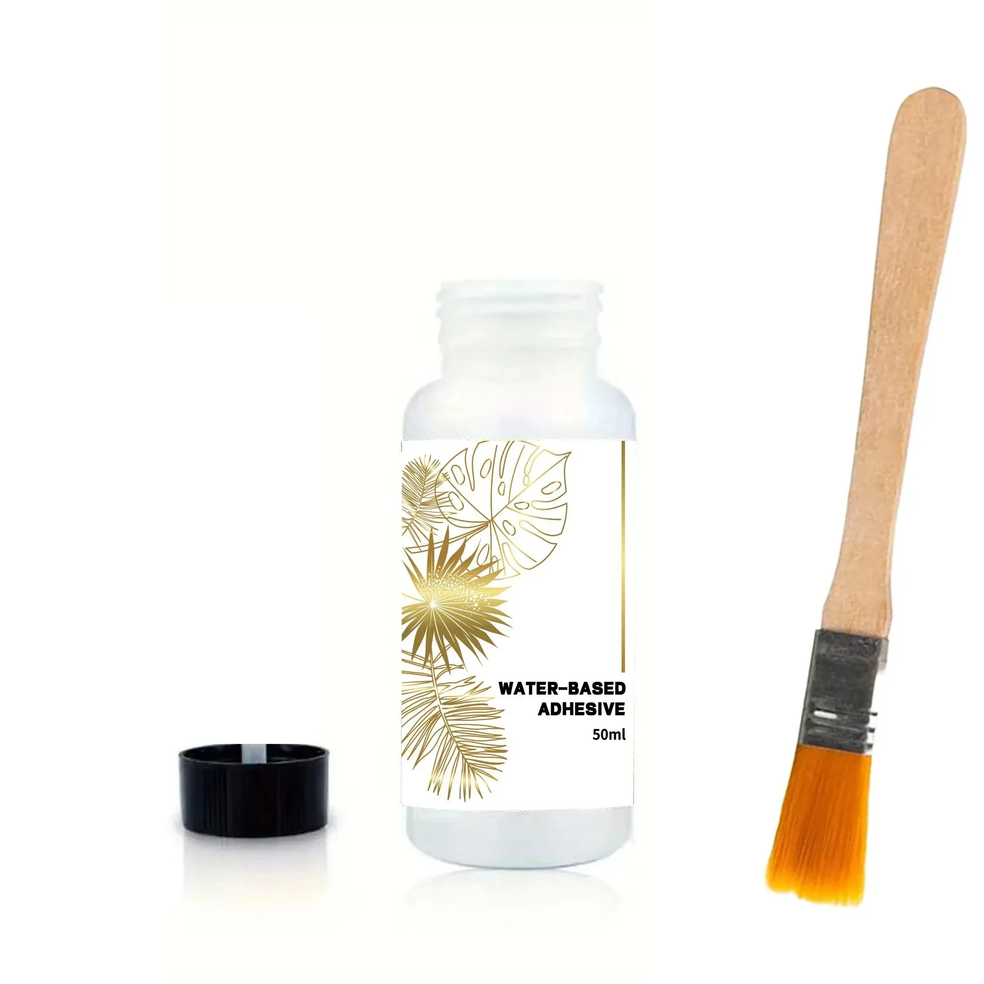 Golden Foil Adhesive Kit - Premium Water-Based Metallic Glue with Brush