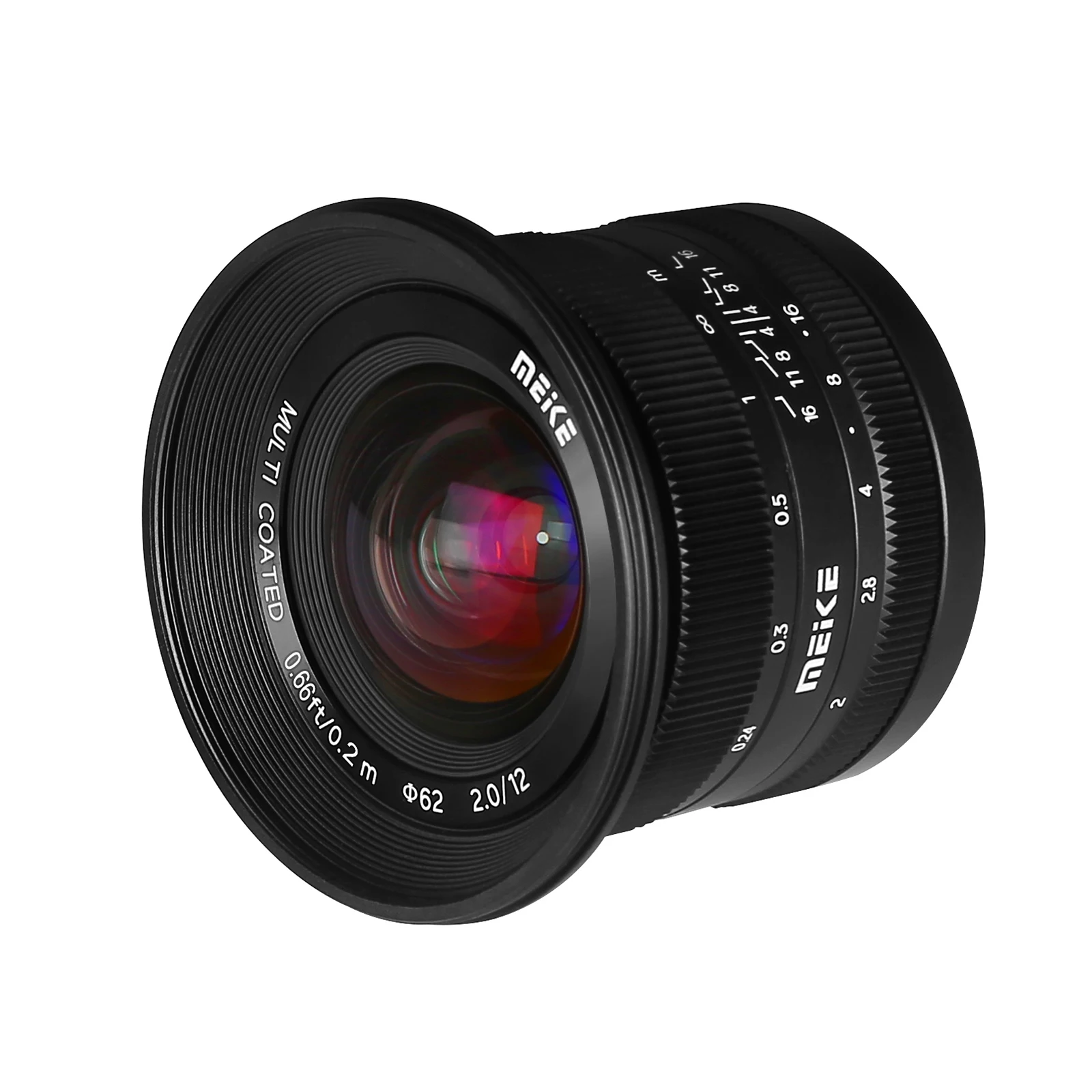 Meike 12mm F2.0 Aps-c Manual Focus Wide Angle Lens Compatible With 