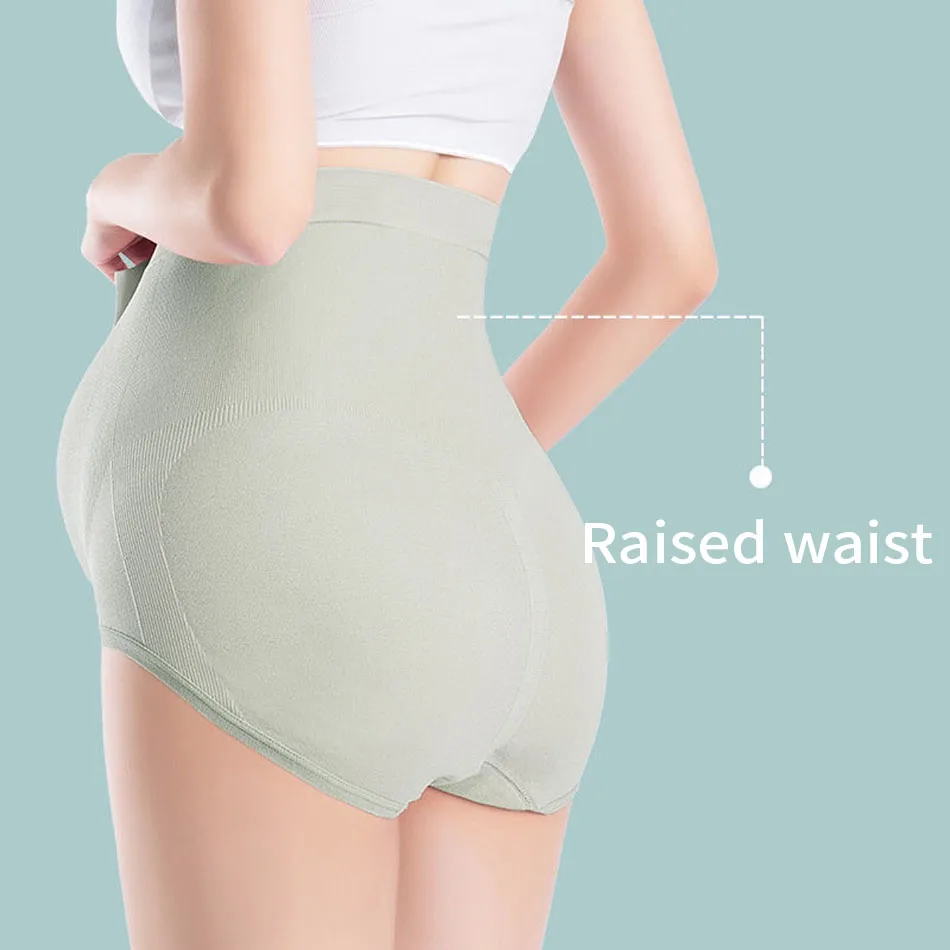 Pregnant Women's High Waisted Abdominal Underwear Cotton Seamless Underwear During Pregnancy Maternity Clothings Intimates
