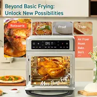 11-in-1 Air Fryer Oven , 13Qt Small Footprint Airfryer combo with Rotisserie, Toast, Bake, Roast, Reheat Functions and mo 2