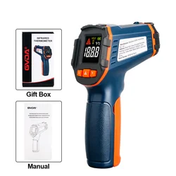 Advanced Digital Infrared Thermometer with Laser, Temperature Alarm, and Thermal Imaging (GD390)