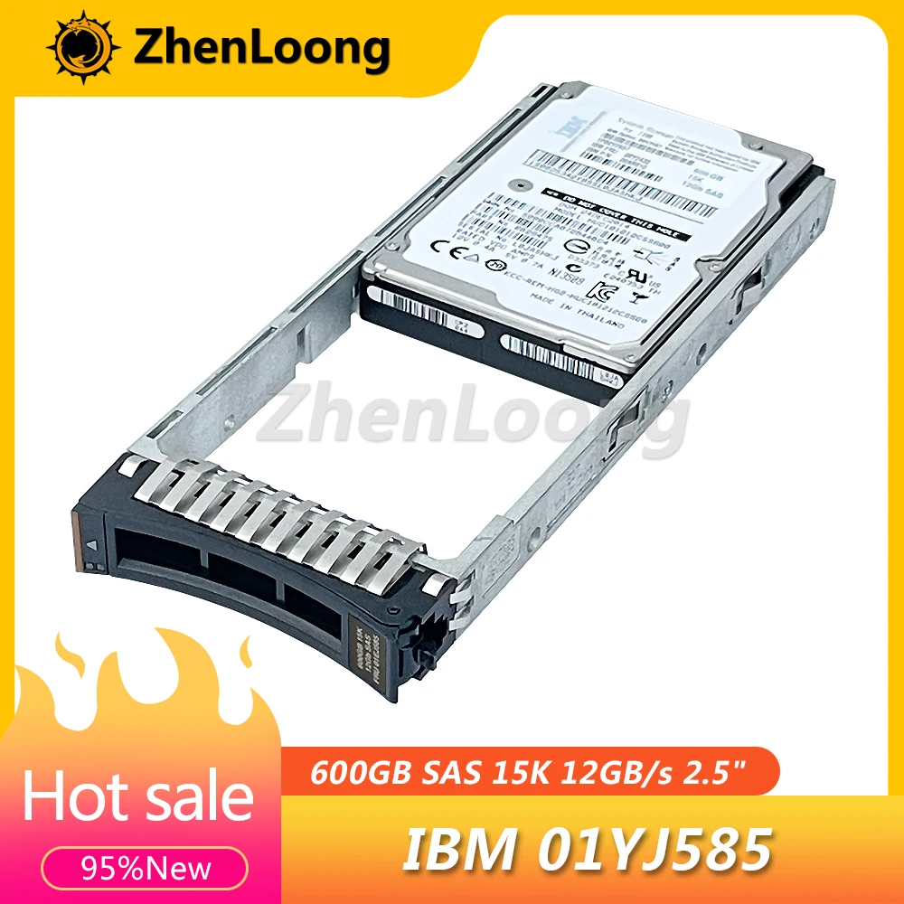 

ZhenLoong Hard Drive Disk 600GB SAS 15K 12GB 2.5" For IBM V3700 V3500 HDD 01EJ717 01EJ864 01EJ585