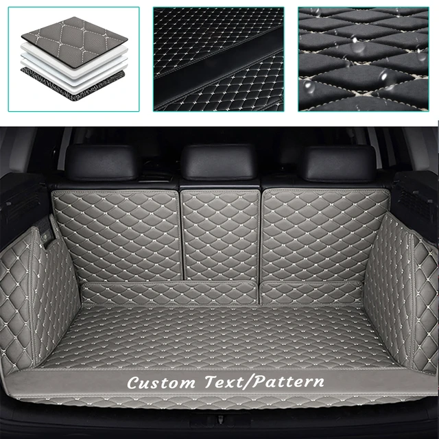  Couverture Complète Cuir Tapis de Coffre Voiture pour