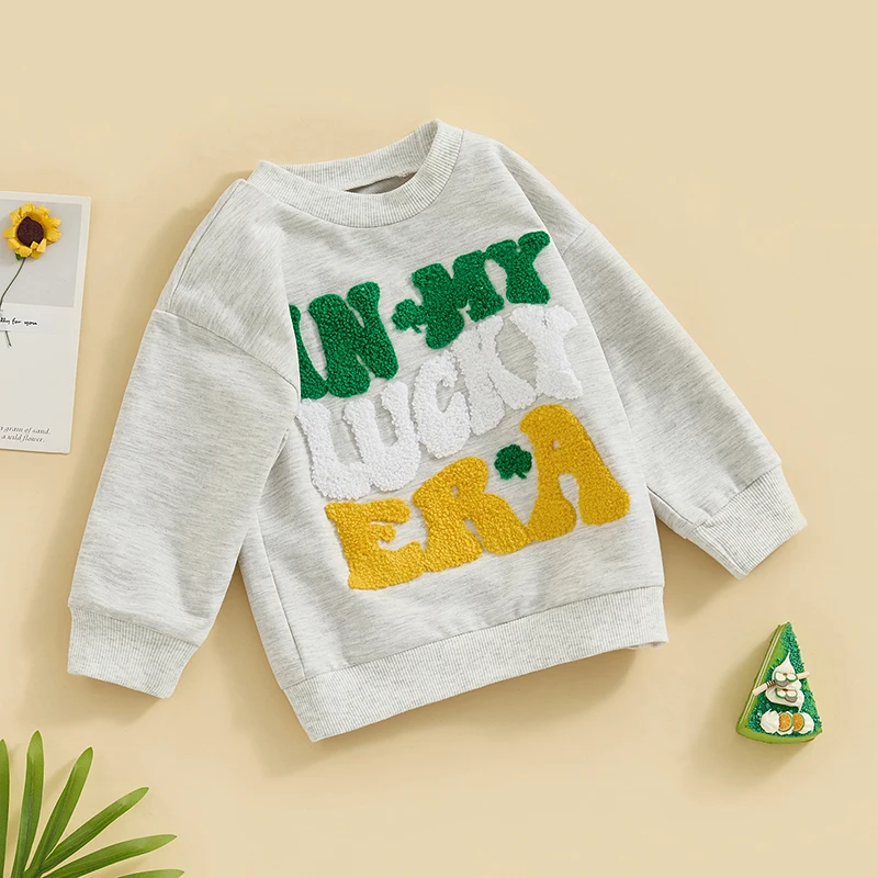 

Толстовка для маленьких мальчиков и девочек, пушистые свободные пуловеры с длинным рукавом и вышивкой в виде шампанского