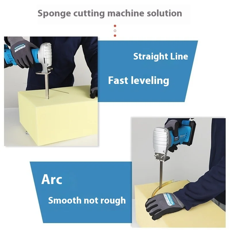 220V Electric Saw Sponge Cutter Professional Foam Rubber Sponge Reciprocating Cutting Saw