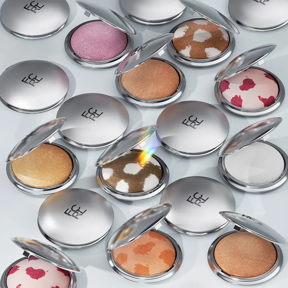 Shimmer Face Bronzers Highlighter Palette Natural Brightening Pearlescent Pressed Powder face bronzer