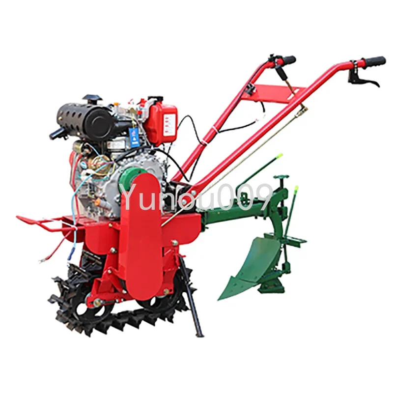 

Track Cultivator Agricultural Use Trenching Soil Cultivation Plough Field Soil Cultivation Gasoline and Diesel Models Chain