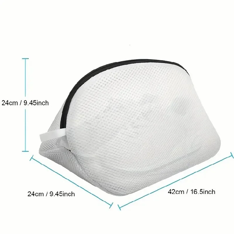 Mesh Laundry Bag Washing Machine Shoes Bag with Zips Travel Shoe Storage Bags Protective Clothes Storage Box Organizer Bags 3