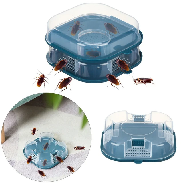 GG 1Pc Caja Trampa Para Cucarachas Asesino De Insectos Reutilizable Trampas  Para El Hogar MX