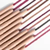 1g Custom Bulk Creamy Lip Liner Private Label 12-Color Pink Tube Matte Waterproof Pigment Plumper Long-lasting Moist Lips Makeup 3