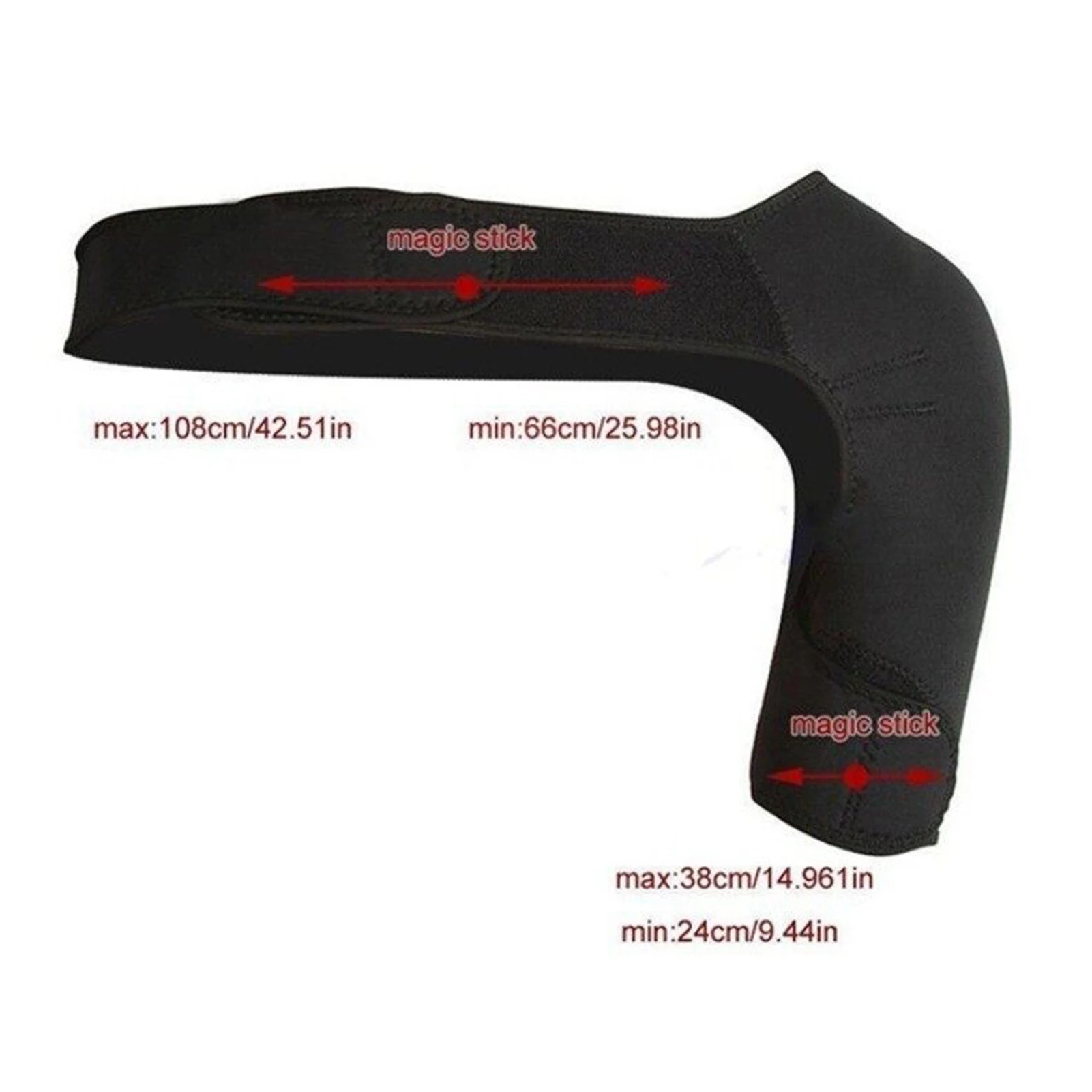 Shoulder Massager Brace Adjustable Shoulder Massager Brace Cervical Pain Relief Self-heating Muscle Relaxation Pads For Joint Pain Relief Physiotherapy