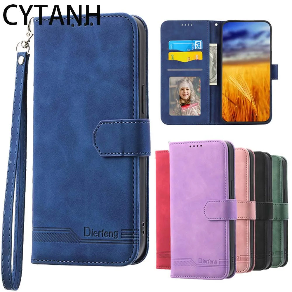Etui 삼성 갤럭시 A14 4G 5G SM-A145F 케이스 카드홀더, 삼성 A24, A54, A34 커버 마그네틱 홀스터 백, B43F