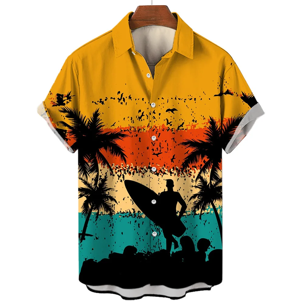 thumbnail image 1 of Camisetas de moda de verano para hombre, camisetas 3D de gran tamaño para playa, camisetas hawaianas con estampado de velero de manga corta para hombre, ropa para hombre, camiseta, 1 of 4