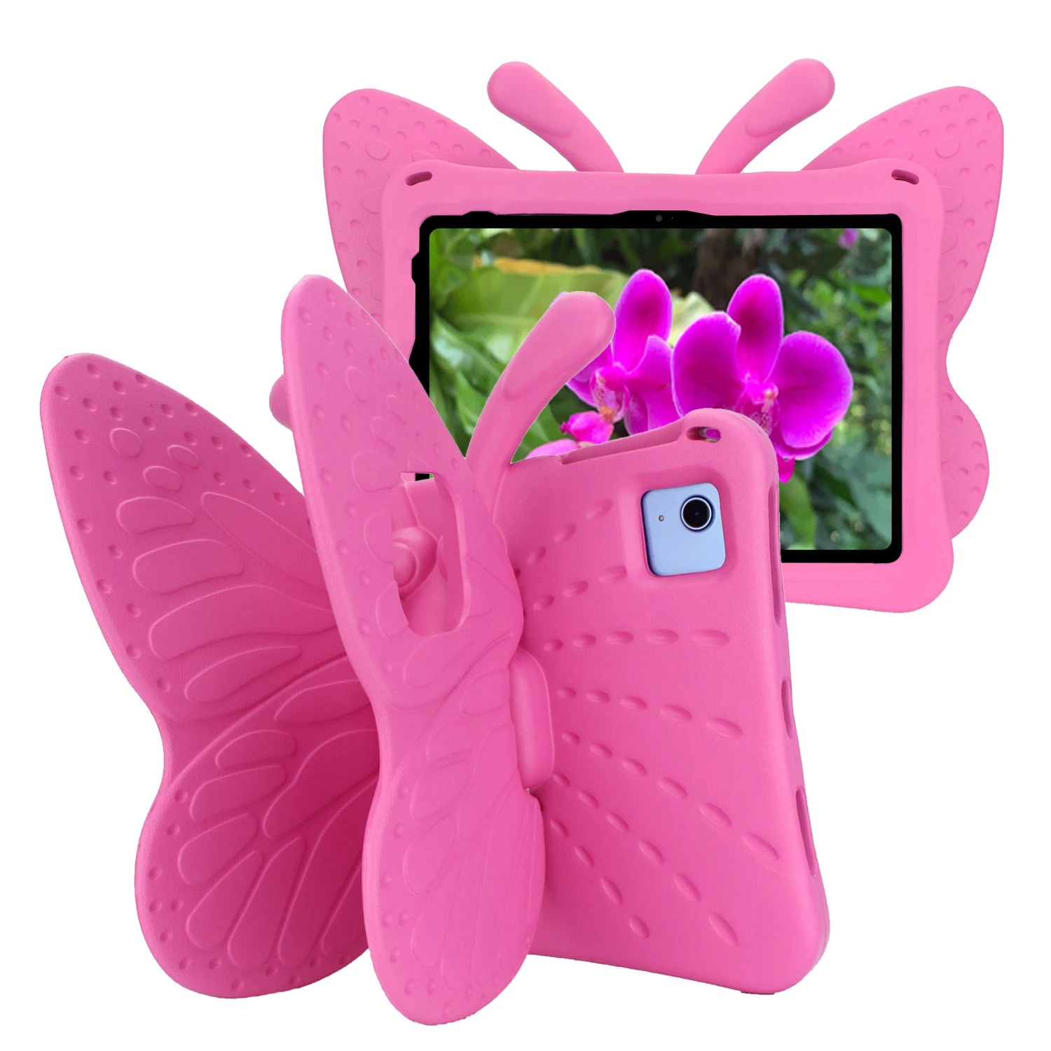 

Tablet Case For iPad 9th 10.2 Butterfly EVA Cover With Stand Silicone Shell Coque For ipad Mini1 2 3 6th 5th Gen 9.7 Air 3 Cases