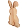 Easter Farmhouse Fruit Holder Decorative Bunny Tray Wood Dessert Cupcake Serving Plate Easter Bunny Plate 4