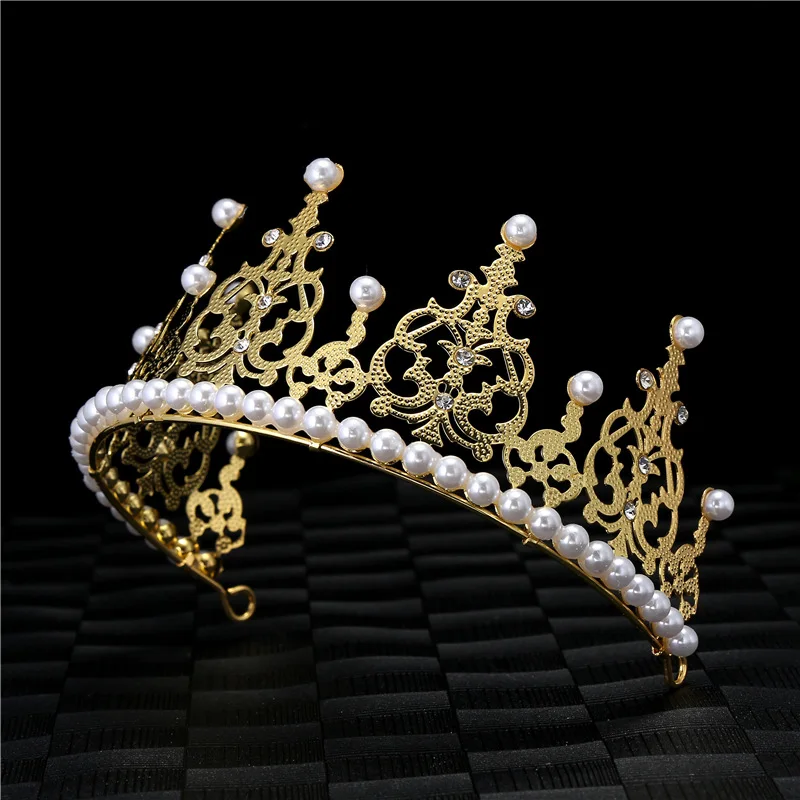 

17x7.5cm Crown Cake Decorating Ornament Baking Decoration Bridal Crown Birthday Baking Dress Up