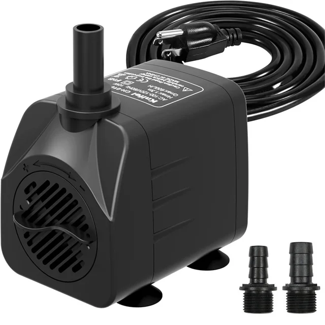 ​ ​ Ultra Quiet Submersible ปั๊ม 15W 25W 35W EU US Plug ประหยัดพลังงานสําหรับ Aquarium Pond น้ําพุน้ําระบบ ​ 1