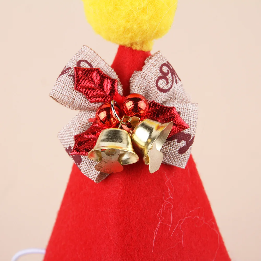 1PCS Merry Christmas Pet Hat Santa Claus Festival Decoration Accessories Xmas Gift for Dogs and Cats
