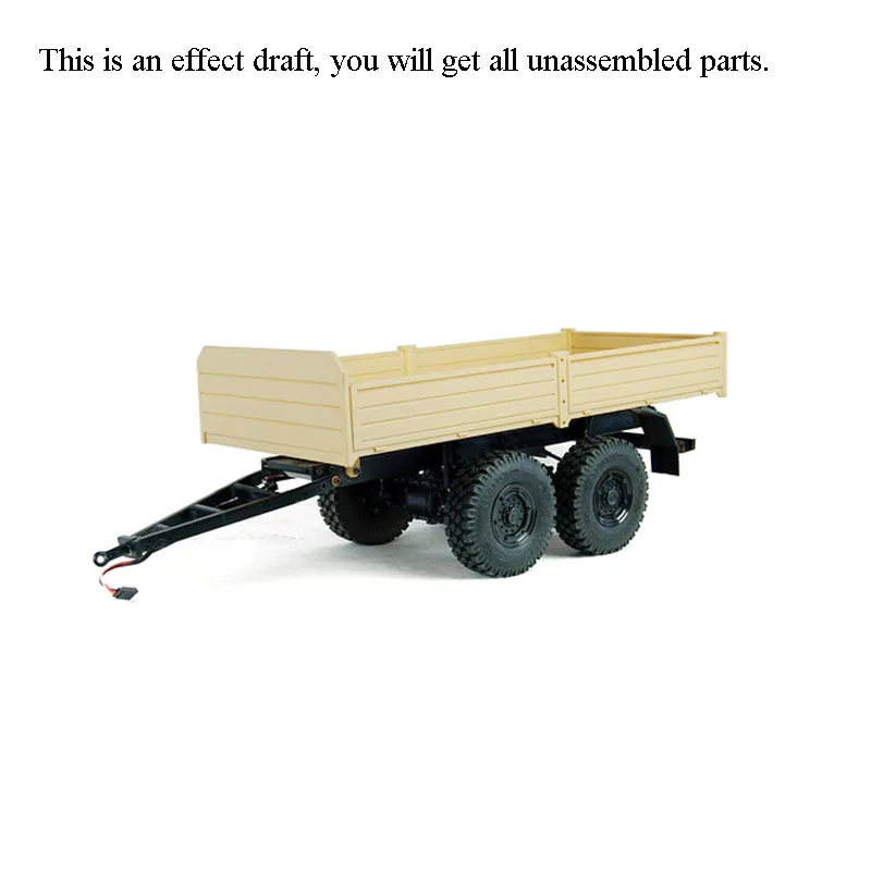 CROSS 1/12 RC Model Car Semi Trailer Truck Bucket T003 for Tractor 108MM Wheel TH10470 2