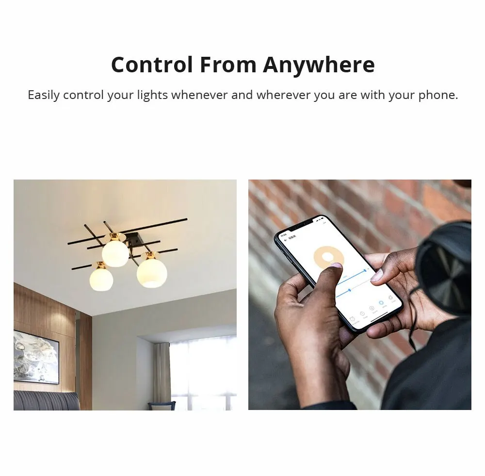 GU10 WiFi Smart LED Bulb RGB CW White 5W Dimmable Lamps EWelink APP Control Ligh