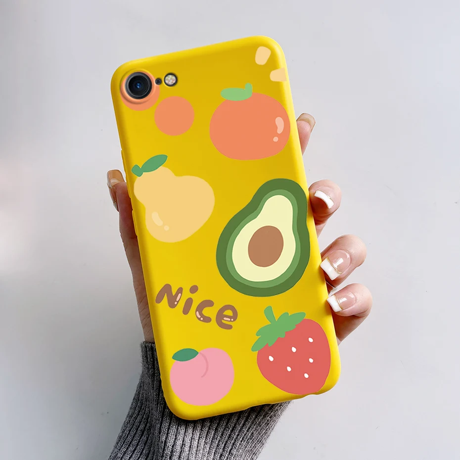 Stylish Painted Soft Silicone TPU Phone Case - 4.7'' Protective Back Cover