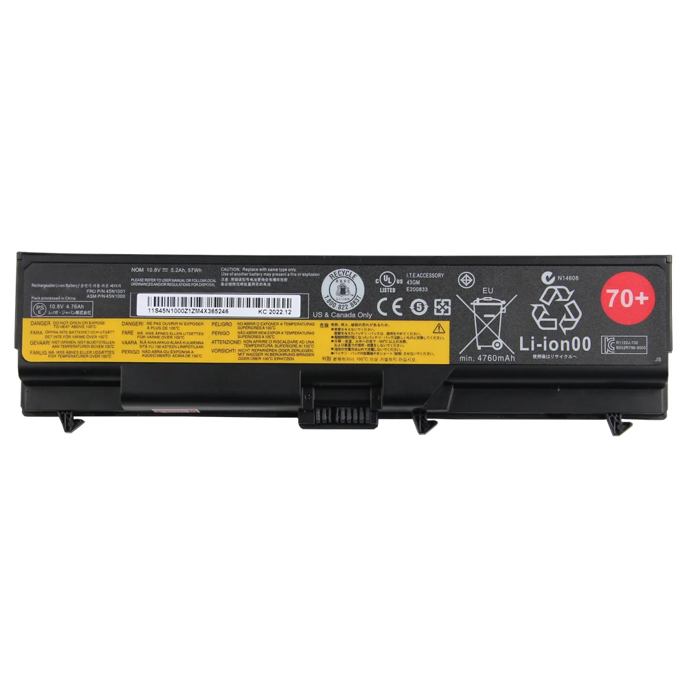 High-Quality Replacement Battery For Lenovo E50 E520 T430 T530 E40 SL510 W520 W530 L530 T430i L430 SL410K T410 L421 SL510 T510I view 4