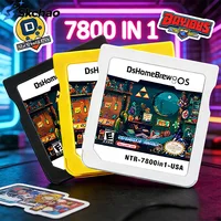 Carte de jeu R4 3DS 7800-en-1 avec carte TF 32/64 Go pour console NDSL NDSi 3DS 2DS – Carte mémoire de jeu à graver 1