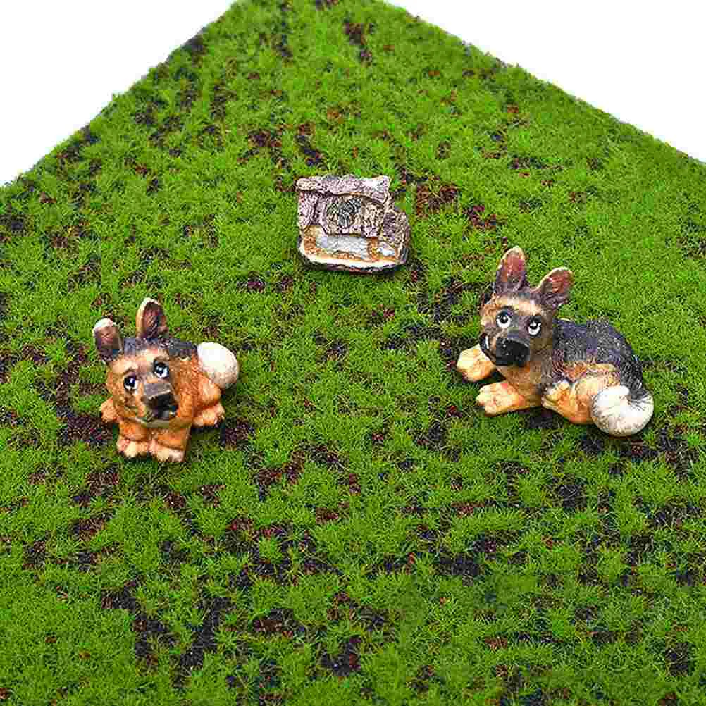 Simulated Green Wall Artificial Moss Decor Fake Mat Micro Landscape  Terrarium Lawn Faux Prop Mini Garden Bonsai - AliExpress