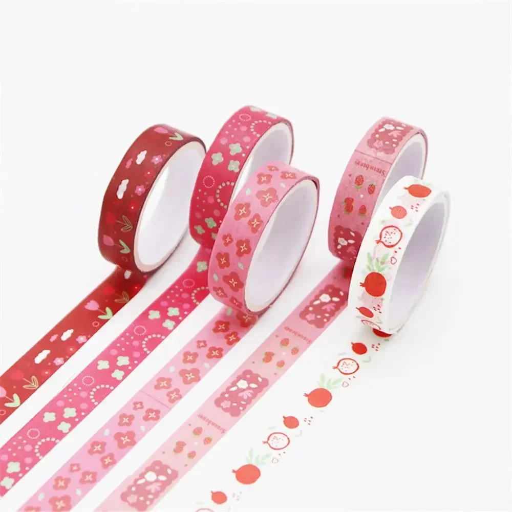 Colorful Decorative Washi Tape Set for Scrapbooking and Stationery Gifts