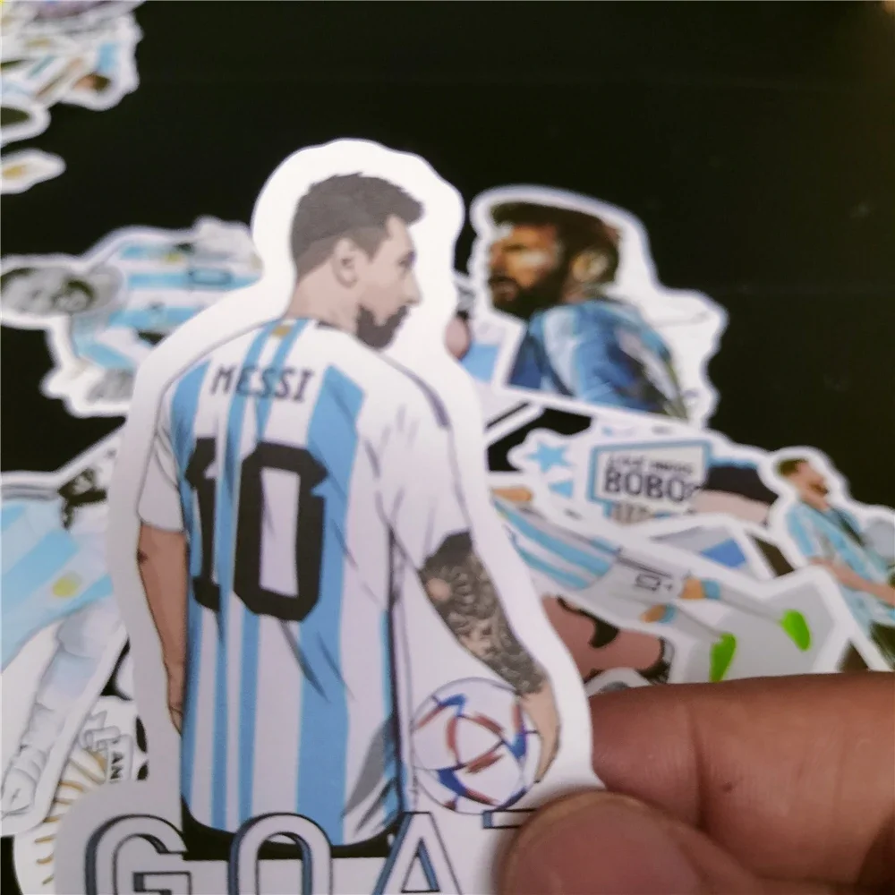 Fan Club Bar Bedroom Living Room Decoration Office Home Self Adhesive Wall Stickers Messi Event Highlights Stickers No Repeat