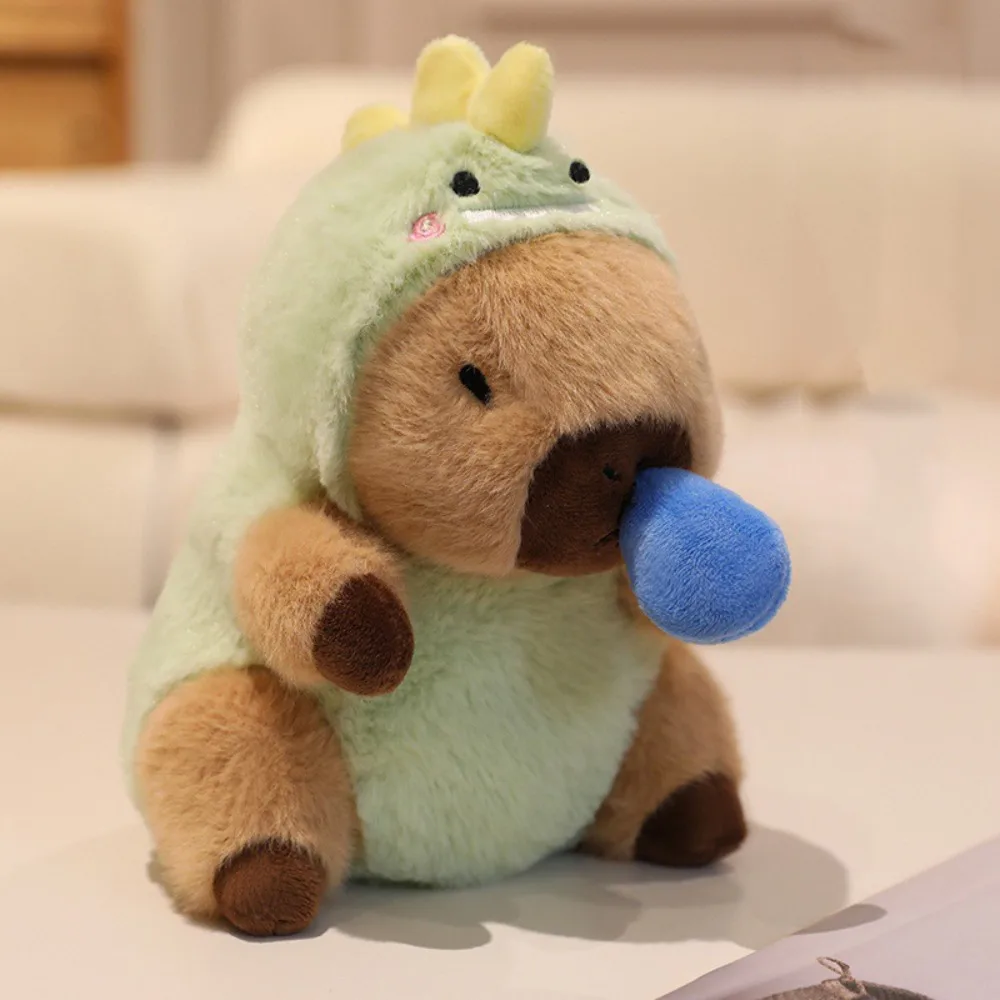 Creative Cockroach Capybara Plush Toy Fluffy Brown Capybara Plush Doll Cute Animal Capybara Stuffed Doll Friends Holiday Present