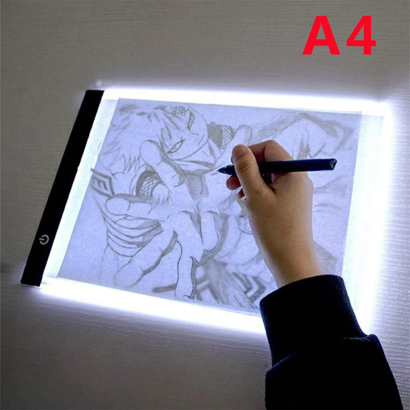 Led Almofada de Luz para Pintura Diamante Usb Powered Kit Placa Luz Digital Gráficos Tablet para Desenho Almofada Arte Pintura Placa a4