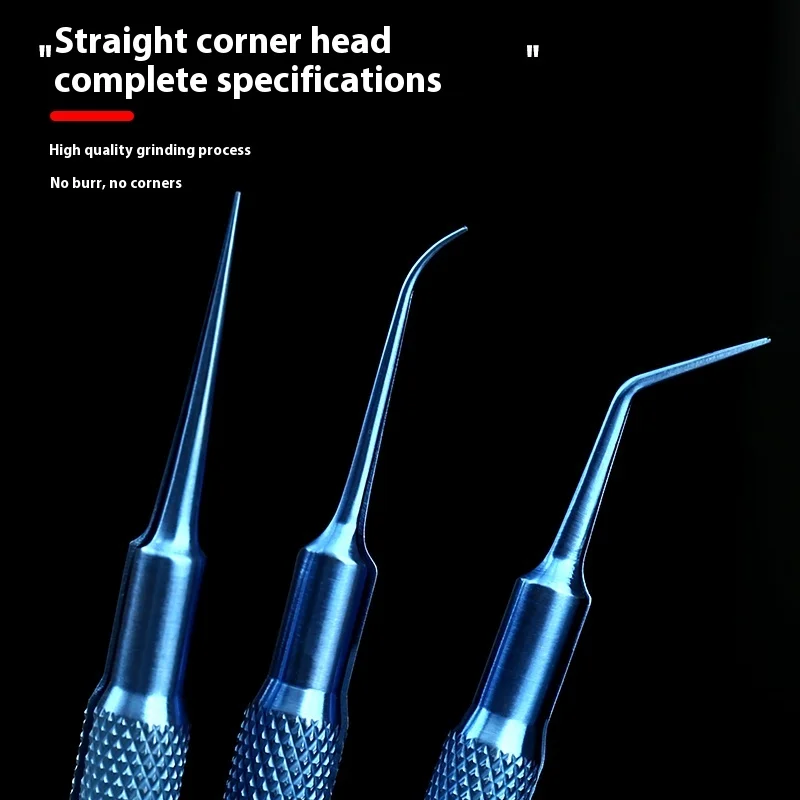 Titanium alloy micro tweezers surgical ophthalmology instruments double eyelid surgery tools toothed tweezers 6