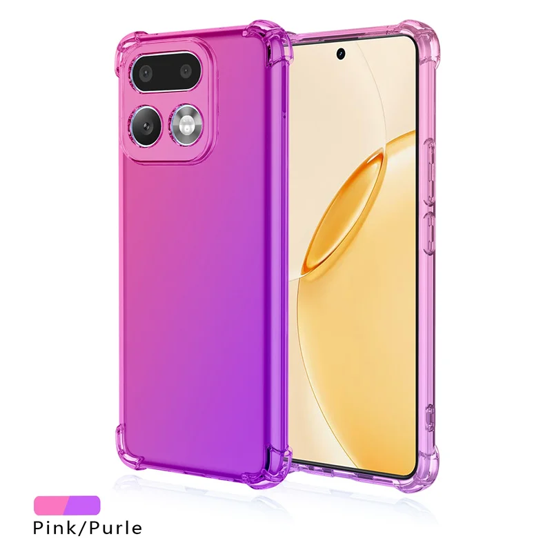 Shockproof Gradient TPU Protective Clear Cover Case