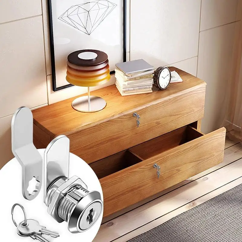 Cabinet Drawer Latch Button Locks Camper Car Push Lock 20mm For Furniture Hardware Accessories