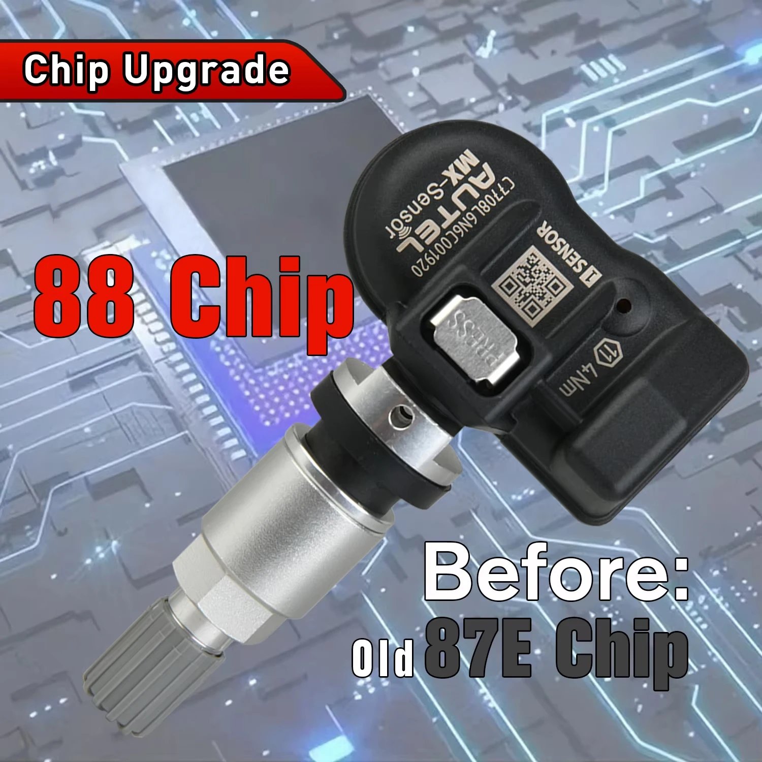 Autel tpms mxセンサー315mhz + 433mhz 2in1タイヤセンサー100