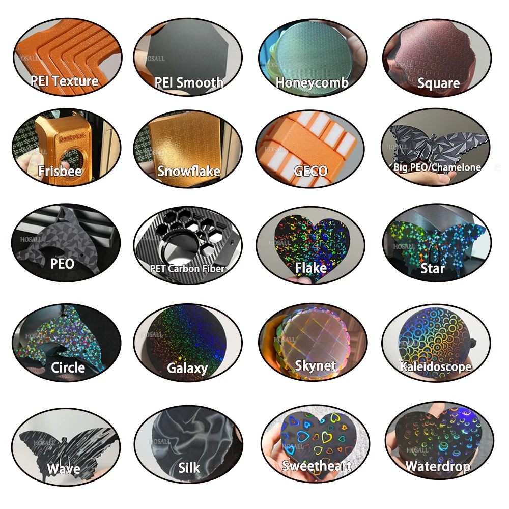 Detail textúrovaného PEI povrchu na tlačovej doske