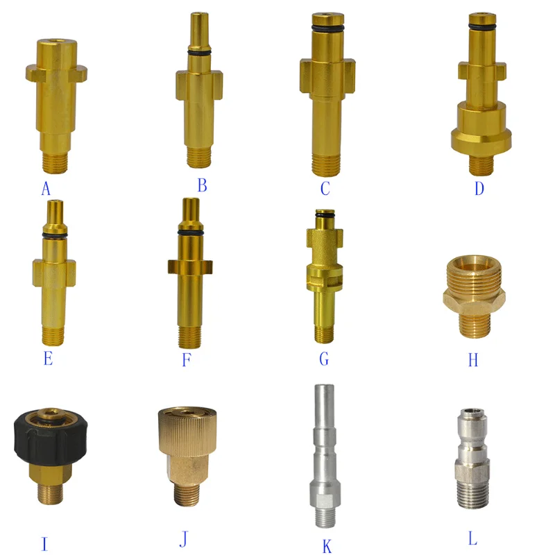 Foam Nozzle Foam Generator Snow Foam Lance Metal Adapter for Karcher