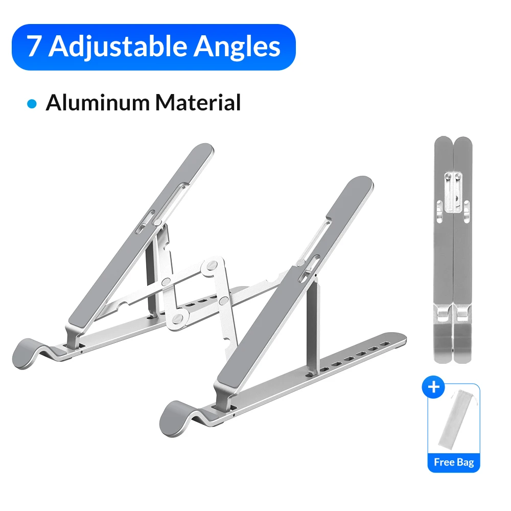 ORICO Vertical Laptop Stand - Sturdy Aluminum Space-Saving Dock Holder For MacBook, Surface, Gaming Laptops