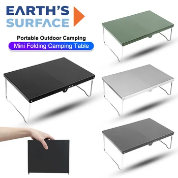 Tavolo Pieghevole Portatile da Campeggio Ultraleggero Mini Tavolino in MDF Leggero per Escursioni Picnic Spiaggia Viaggi