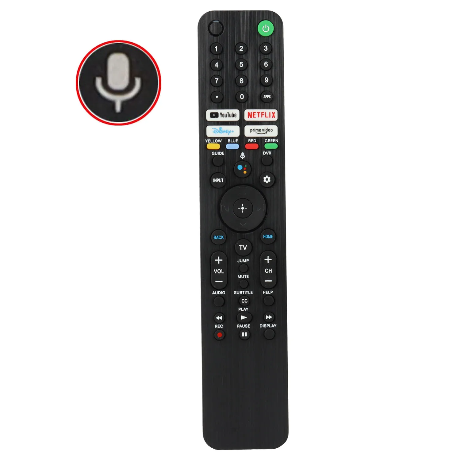 Nuovo Telecomando Vocale Rmf-Tx520U Mg3-Tx520U Per Sostituzione Smart Tv Sony Bravia Serie Kd-43X Kd-50X Xr-50X Xr-55Arb