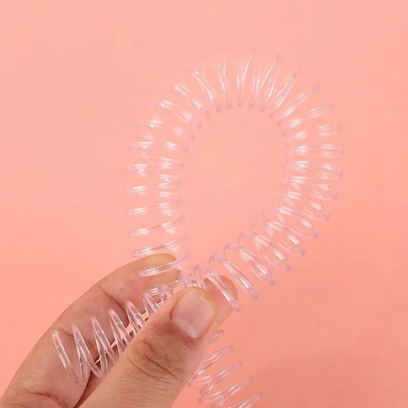 5pcs/Lot A4 Detachable Buckle Loose-Leaf Sprial Binding Strip 34-Hole Round Hole Coil Ring DIY Book Plastic Binder School Office