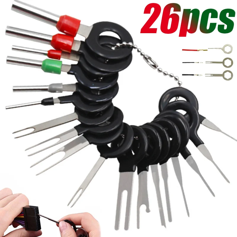 Car Terminal Remove Tools Set Key Pin Connector Electrical Wire