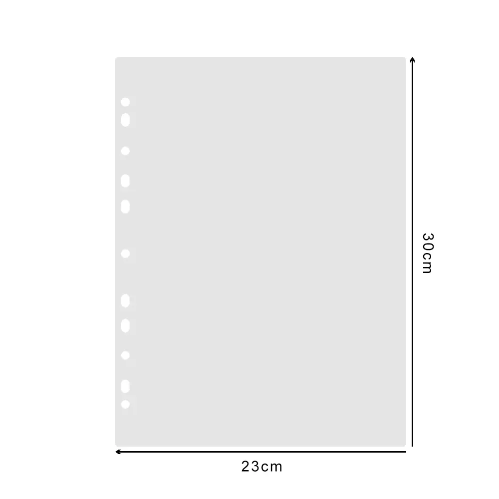 Premium Archival Quality A4 Photo Album with 11-Hole Design - 10 Pages