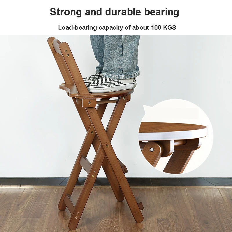 Bar Chair Simple Home Bar Chair Balcony Backrest Stool Coffee Shop High Stool