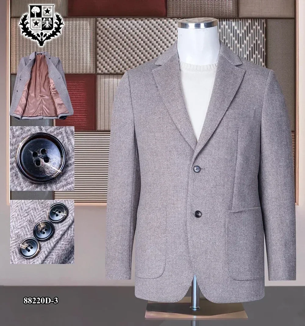 

BILLIONAIRE OECHSLI Jacket Suit men 2024 Autumn Winter New business Button Thick comfortable big size M-4XL high quality Coat